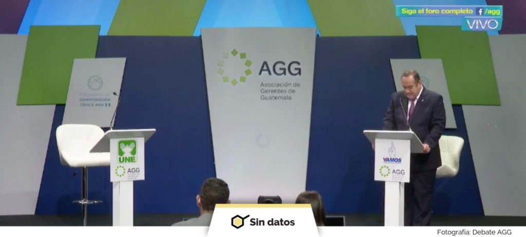 Debate AGG Alejandro Giammattei