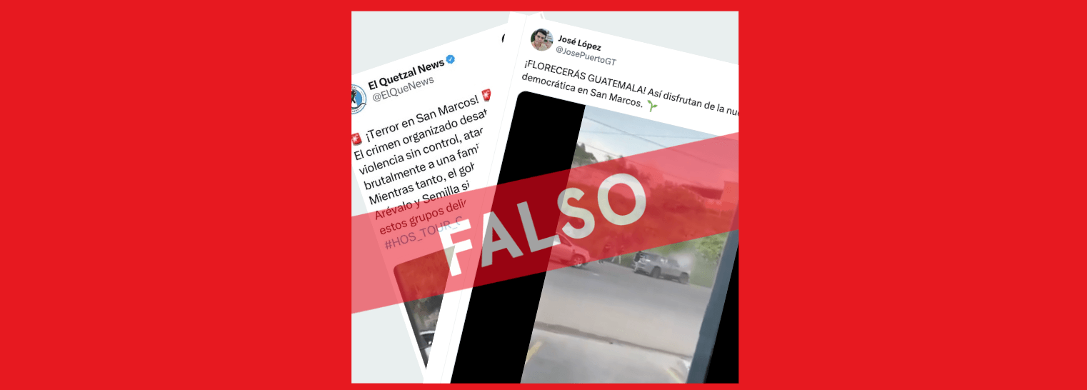 banner web balacera no fue en Guatemala sino en Ecuador