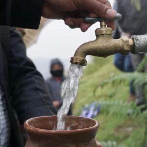 sistema de agua en Totonicapan, foto Alberto Chaclan AGN
