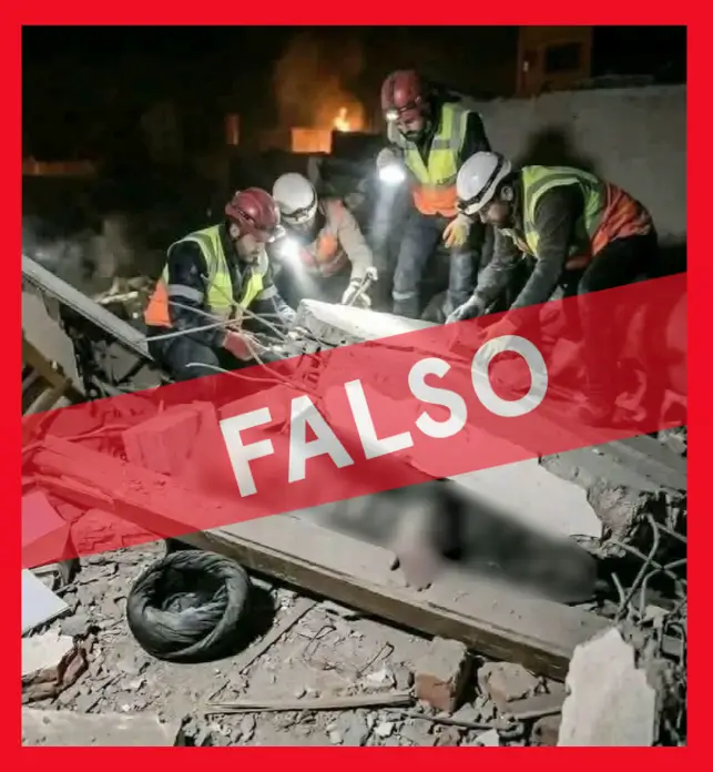 desinformacion sobre Jamenei muerto bajo escombros