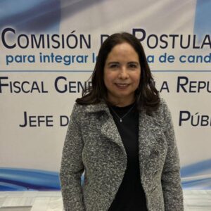 Zoila Morales, candidata a Fiscal General del MP