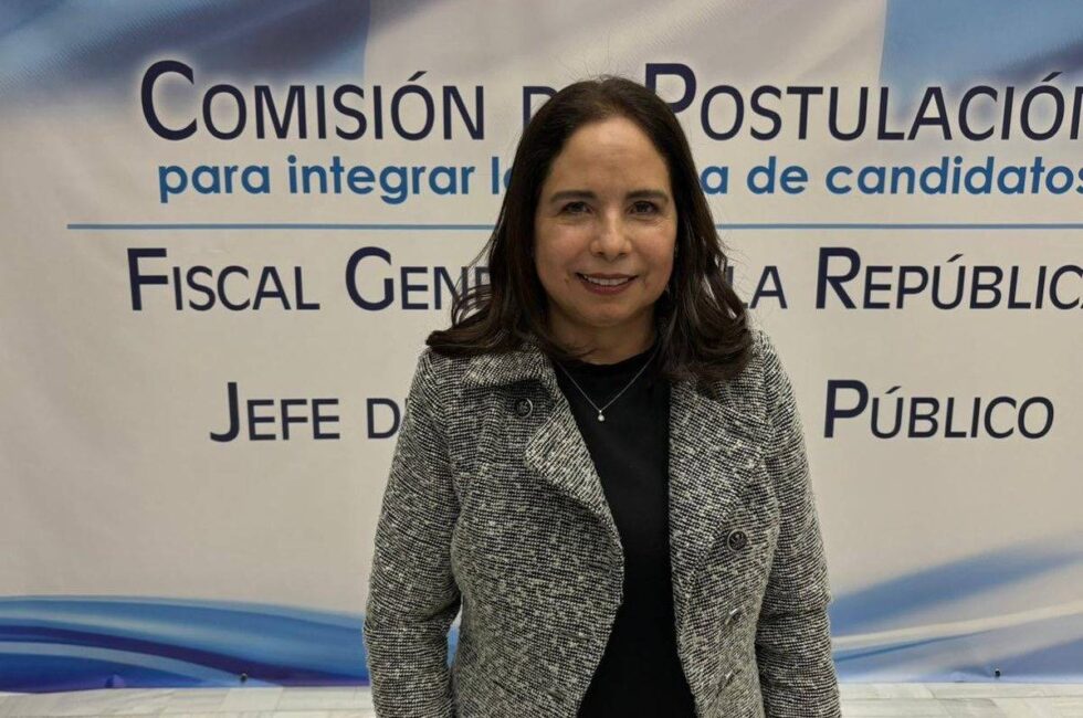 Zoila Morales, candidata a Fiscal General del MP
