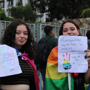 Marcha del orgullo LGBTIQ+ en la ciudad de Guatemala, 28 de junio de 2025.