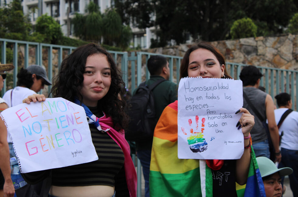 Marcha del orgullo LGBTIQ+ en la ciudad de Guatemala, 28 de junio de 2025.