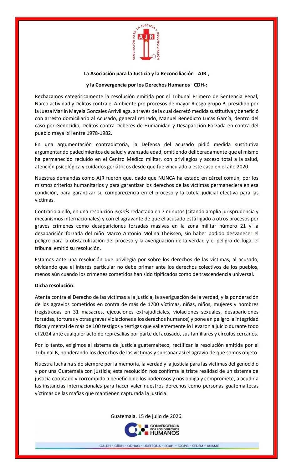 comunicado