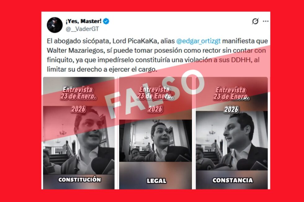 falso que Edgar Ortiz avale a Walter Mazariegos sin finiquito