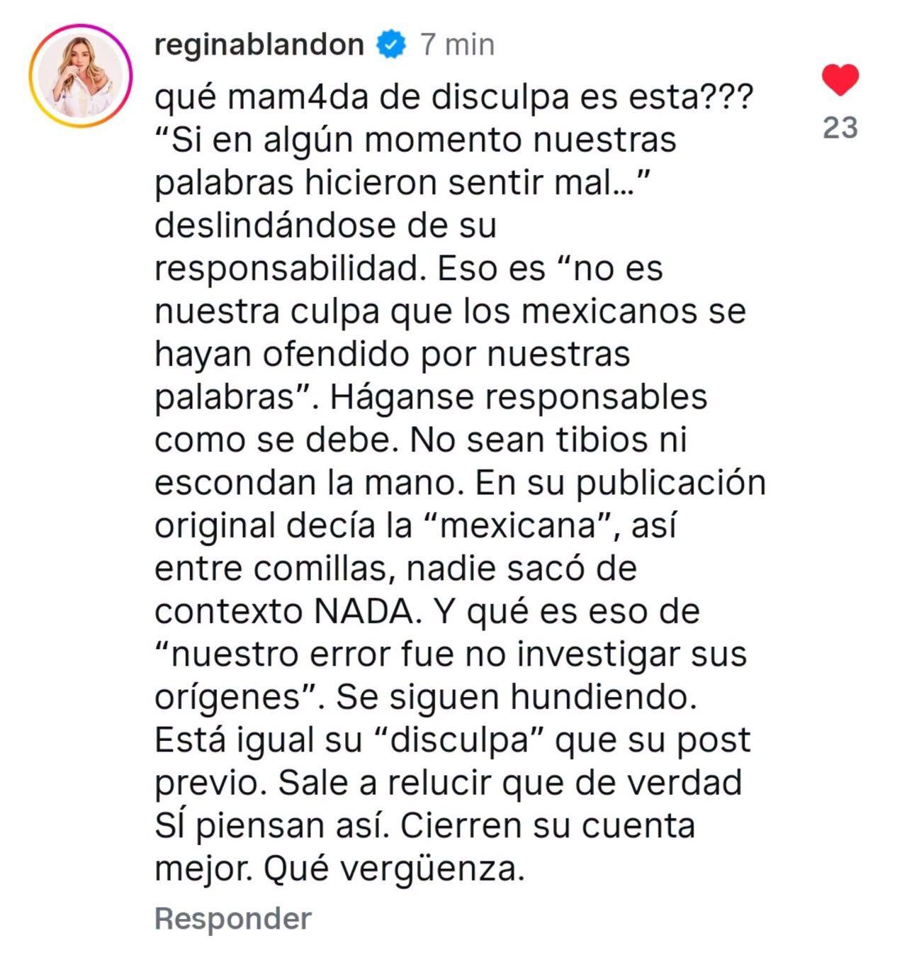racismo en disculpa contra mexicana