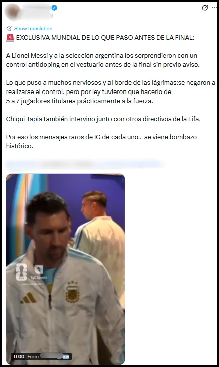 teorias conspirativas final copa del mundo Argentina vs España 03