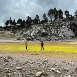 Laguna de Ordóñez seca a principios de agosto FOTO Pauline Décamps
