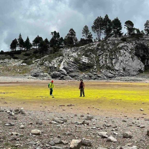 Laguna de Ordóñez seca a principios de agosto FOTO Pauline Décamps