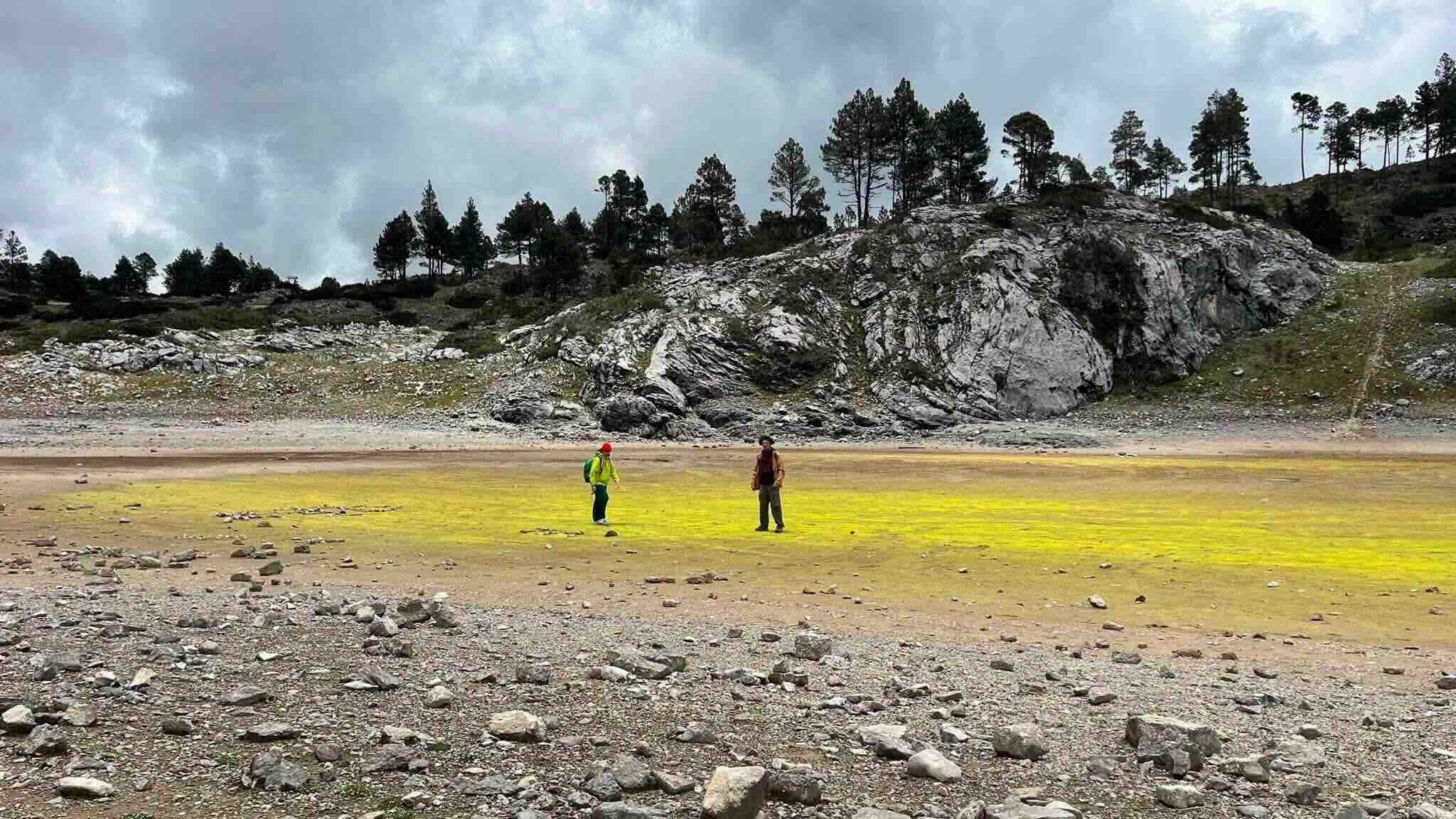 Laguna de Ordóñez seca a principios de agosto FOTO Pauline Décamps