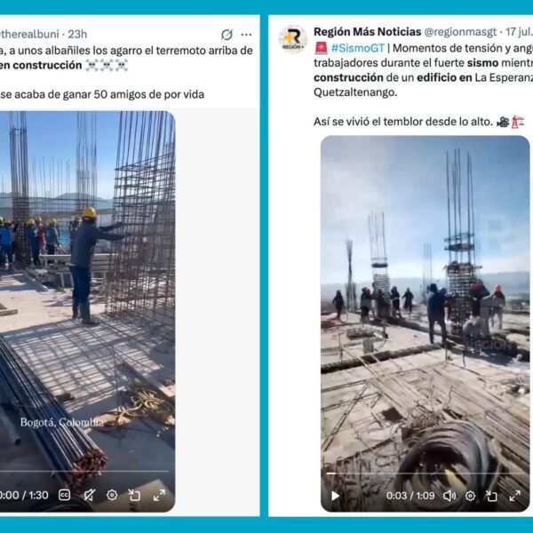 videos de sismo en Guatemala y terremoto en Colombia son confundidos en redes sociales 01