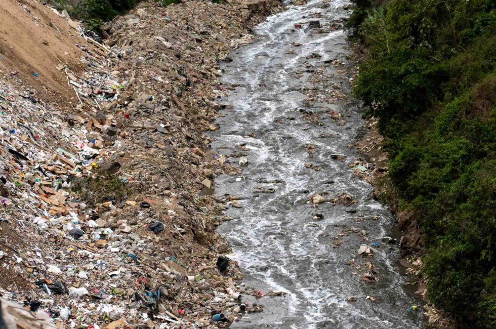 Contaminación del río Las Vacas, Chinautla.