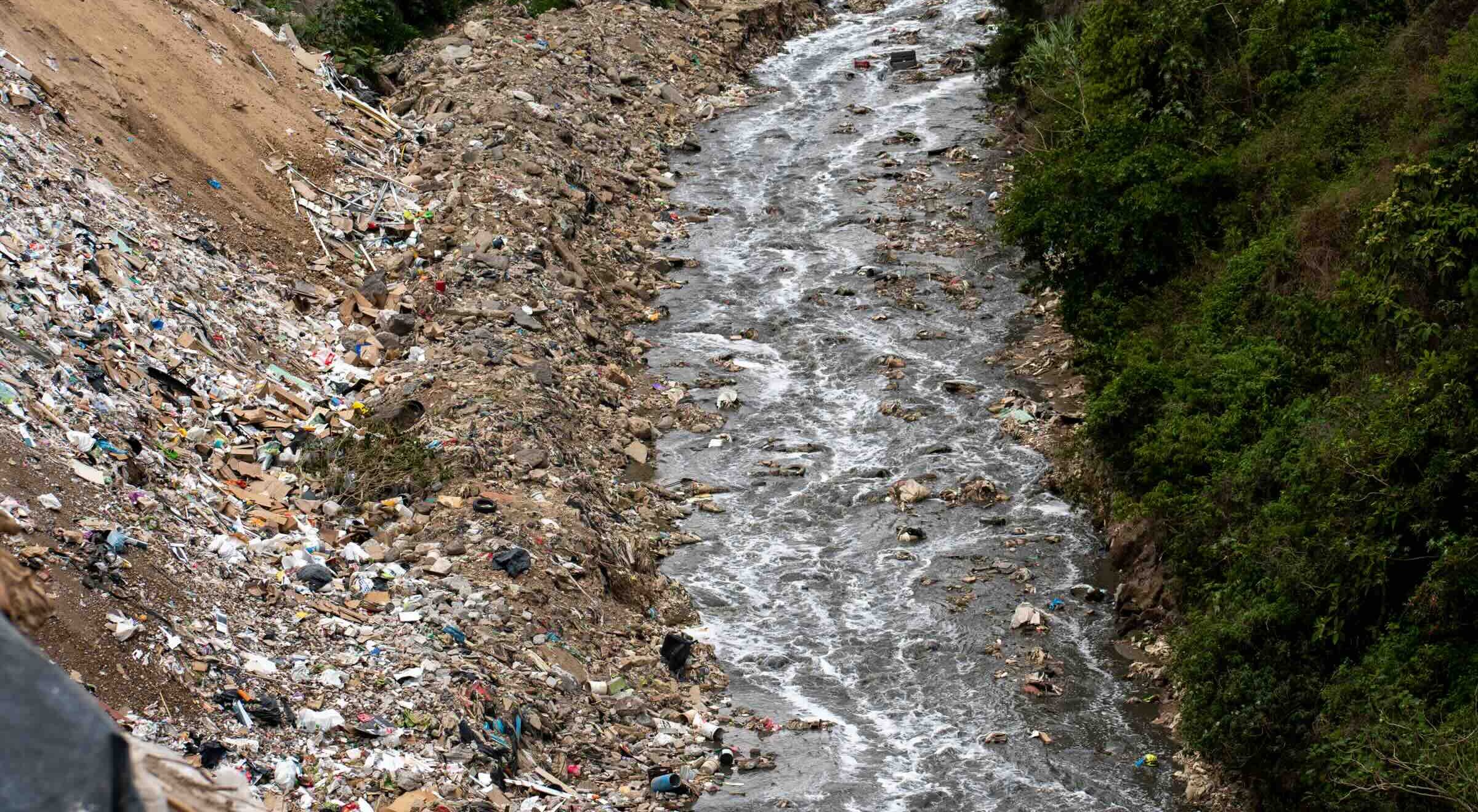 Contaminación del río Las Vacas, Chinautla.