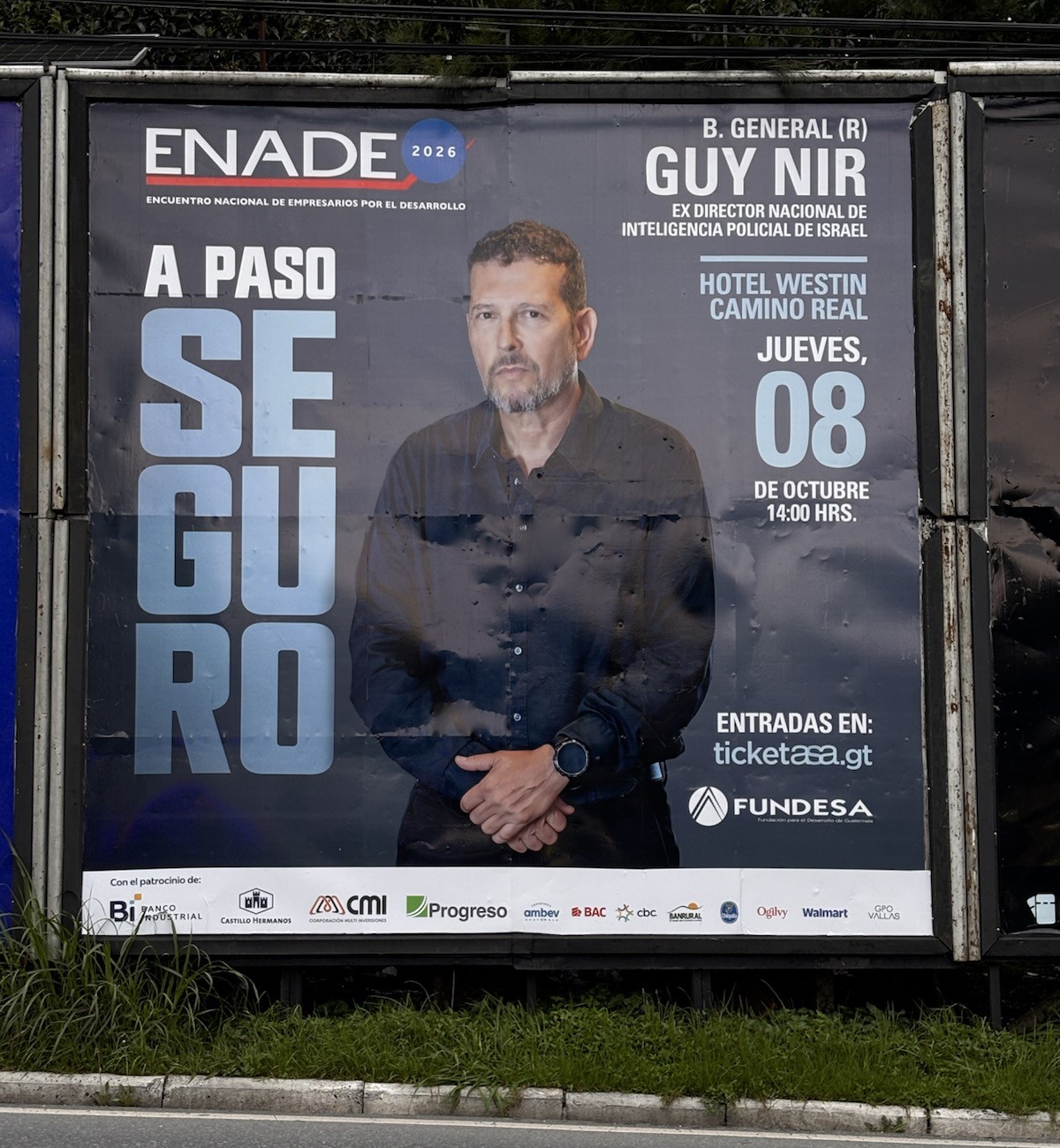 Foto portada Guy Nir Israel en el ENADE de seguridad