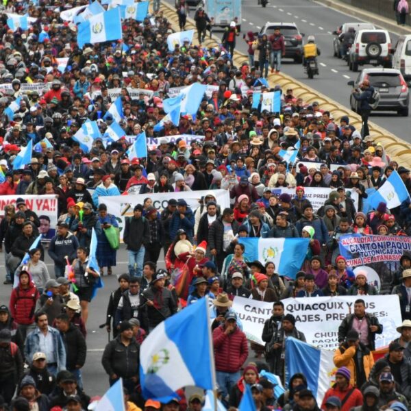 Pueblos indígenas marchan por la democracia (1)