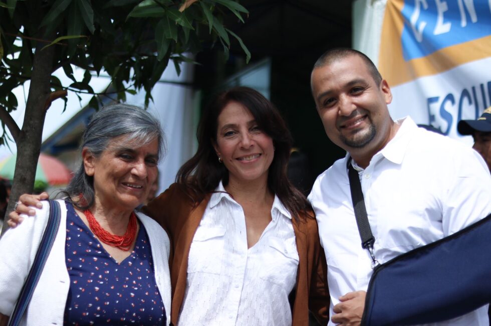 Silvia Solórzano, Nino Matute y Solorzano Foppa en campaña 2023